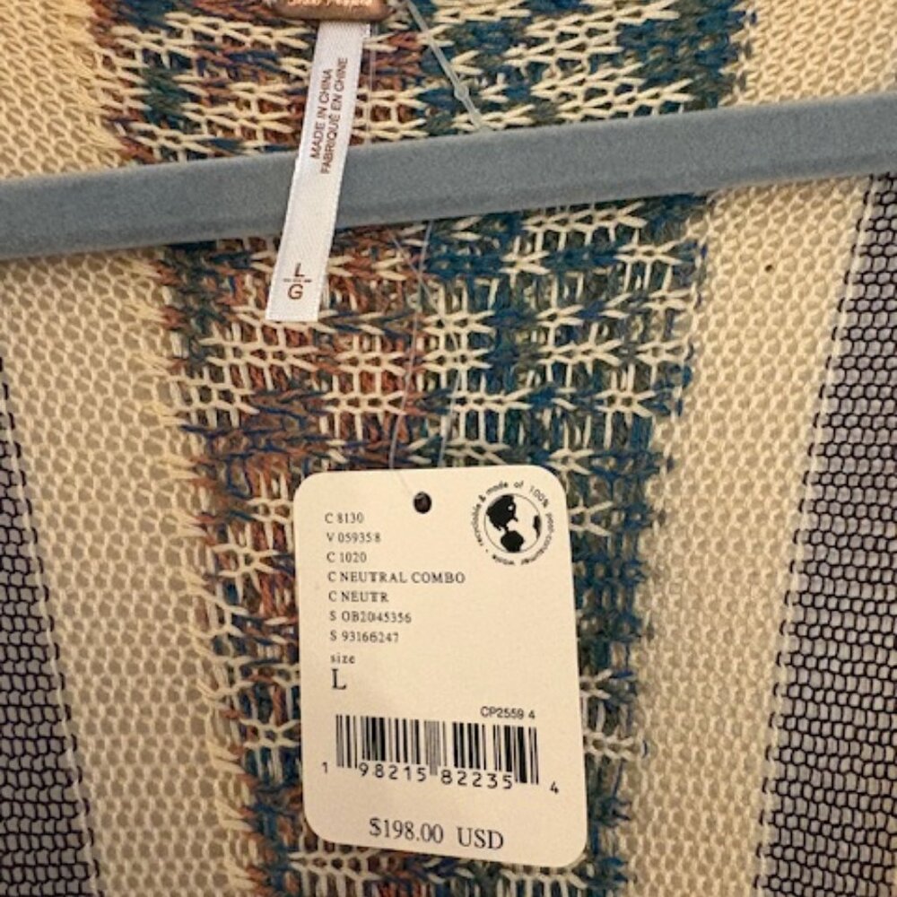 Free People Bella Rose Wrap Mini Dress, Sz L, NWT, $198 - Picture 4 of 11